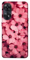 Чохол Demsky Pink flowers для Oppo Reno 8 T 4G
