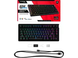 Клавіатура HyperX Alloy Rise 75 Black (91Y91AA) - мініатюра 7
