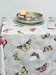 Скатертина Ecotton DUCK 170х200 см водовідштовхувальна сіра 5725-13 Метелики (24034) - мініатюра 5
