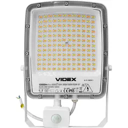 Світлодіодний прожектор Videx F5 100W з датчиком руху і освітленості White (VL-F5-100CW-S) [174688] - мініатюра 5