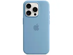 Чохол для смартфона Apple iPhone 15 Pro Silicone Case with MagSafe - Winter Blue (MT1L3) - мініатюра 3