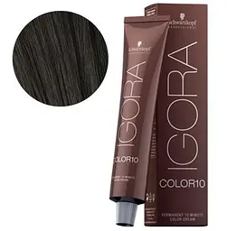 Фарба для волосся Schwarzkopf Igora Color10 New, відтінок 3-0 (темно-коричневий), 60 мл (2682499) - мініатюра 2