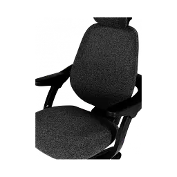 Офісне ергономічне крісло GT Racer B-6333 Fabric Dark Gray/Black - мініатюра 7