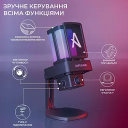 Мікрофон Fifine Q8 PRO Black (Q8PRO) - мініатюра 6