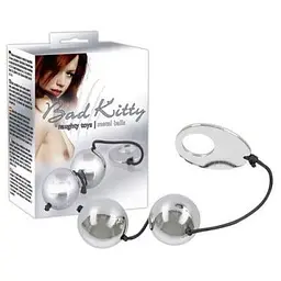 Вагінальні металеві кульки Bad Kitty Metal Love Balls