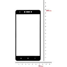 Захисне скло BeCover для Xiaomi Redmi Note 4X Black (701166) - мініатюра 3