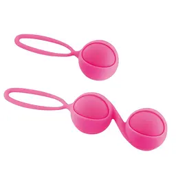 Вагінальні кульки Yoba Kegel Balls Pink, 3 см (рожевий) - мініатюра 2