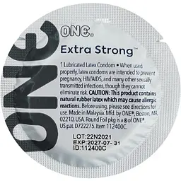 Презервативи One Extra Strong суперміцні 3 шт. (ROZ6400230314) - мініатюра 2