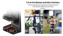 Тримач для телефону Ulanzi ST-22 Universal Mobile Phone Clip (ST-22 2294) Чорний - мініатюра 2