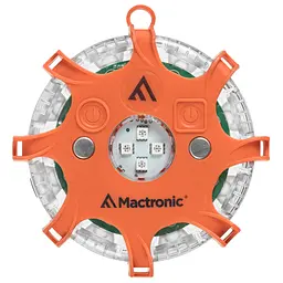 Комплект ліхтарів професійних Mactronic X-Flare (30 Lm) Red/Blue/Amber Recharg 12v/220V Magnetic Червоний - мініатюра 5