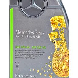 Моторне мастило Mercedes-Benz Synthetic MB 229.52 5W-30 1 л (A000989950211AMEE) - мініатюра 4