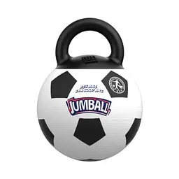 Іграшка для Собак Gigwi Jumball Футбольний М'яч c Гумовою Ручкою