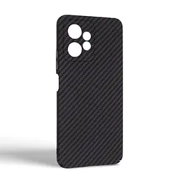 Карбоновый чехол для Xiaomi Redmi Note 12 4G, LikeCarbon, черный, панель, защитный чехол-накладка, ультратонкий и легкий, противоударный, обеспечивает защиту от ударов, падений и царапин, ArmorStandart (ARM71947) - мініатюра 2