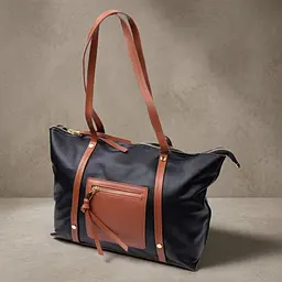 Дивовижна двокольорова сумка жіноча з натуральної шкіри Vintage 22303 чорний