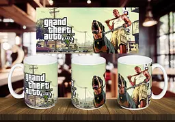 Чашка "GTA V" 425 мл Чорна