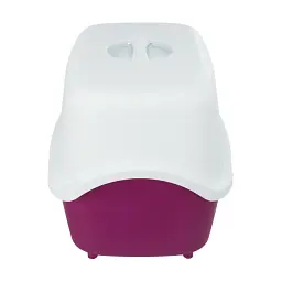 Туалет для котів закритий Trixie «Vico», 40×40×56 см (пластик, колір: бордовий) - мініатюра 2