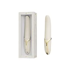 Вібратор Zalo Eve Ivory 22 см білий - мініатюра 9