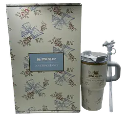 Термокухоль Stanley Quencher H2.0 Tumbler з неіржавкої сталі 0,59 л LoveShackFancy Blue Bow KT6007863