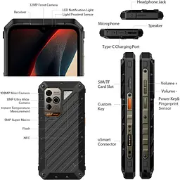 Смартфон Ulefone Power Armor 18 Ultra 12/512Gb Black [106246] - мініатюра 7