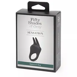 Ерекційне кільце Fifty Shades of Grey Sensation Rechargeable Vibrating Rabbit Love Ring - мініатюра 6