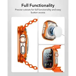 Захисний чохол із склом ESR Armorite Protection Set Titanium (1+2 Pack) для Apple Watch Ultra (1Z0480102) - мініатюра 8