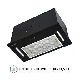 Витяжка повновбудована PERFELLI BIS 5653 BL 1000 LED - мініатюра 6