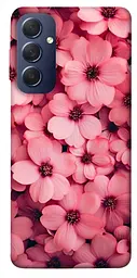 Чохол Demsky Pink flowers для Samsung Galaxy M54 5G
