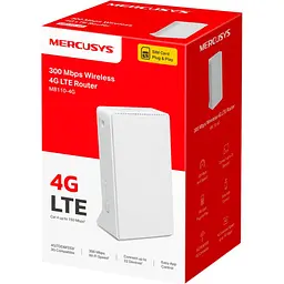 Бездротовий маршрутизатор (роутер) Mercusys MB110-4G [128285] - мініатюра 3