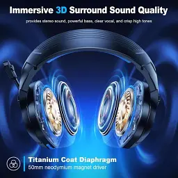 Ігрова гарнітура Fachixy FC-200 (2.4ГГц / Bluetooth 5.4), 50г, Складана, для PS5/PC/Mobile - мініатюра 2
