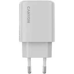 Зарядний пристрій Canyon OnCharge 200 20W 1xPD 1xQC EU White (CNE-CHA200-21) - мініатюра 3