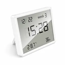 Цифровий годинник Veron WX42 з термометром та гігрометром, LCD-дисплеєм - мініатюра 2