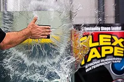 Водонепроникна ізоляційна стрічка Flex Tape чорний - мініатюра 2