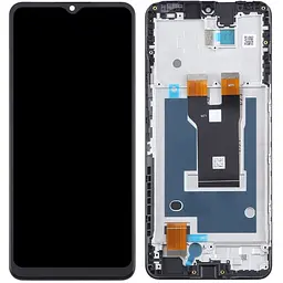 Дисплей ZTE Blade A73 5G чорний, з рамкою