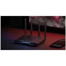 Бездротовий маршрутизатор - роутер Xiaomi Redmi Gaming Router AX5400 чорний - мініатюра 2