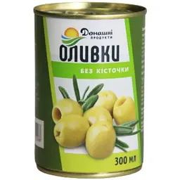 Оливки Домашні продукти зелені 300 мл
