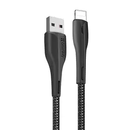 Дата кабель USB 2.0 AM to Lightning 1.0m led black ColorWay (CW-CBUL034-BK) - мініатюра 2