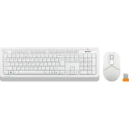 Комплект клавіатура + миша A4Tech Fstyler FG1012 White [114628]