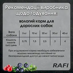 Вологий корм для собак Dolina Noteci Rafi з качкою 500 г - мініатюра 2