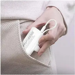 Зовнішній акумулятор Borofone BJ41 5000mAh 18.5W з кабелем Type-C та конектором Lightning білий 6941991107689 - мініатюра 5