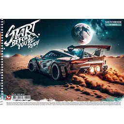 Альбом для малювання Школярик Авто 30 аркушів в асортименті (PB-SC-030-80183) - мініатюра 3