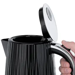 Russell Hobbs Електрочайник Eden, 1.7л, нержавіюча сталь, пластик, чорний - мініатюра 4