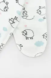 Чоловічок для новонароджених Cute Lambs зі швами назовні - мініатюра 2