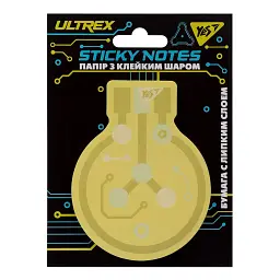 Блок зам. липк. краєм фігурний 40арк. Yes Ultrex 170270
