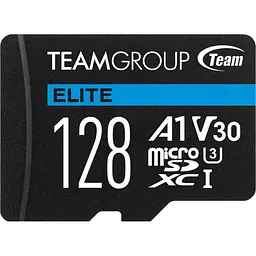 Карта памяти Team MicroSDXC 128GB UHS-I/U3 Class 10 Elite + SD-адаптер (TEAUSDX128GIV30A103) - миниатюра 2
