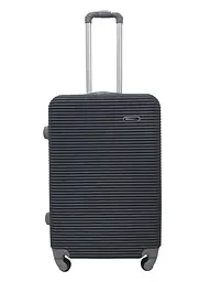 Валіза середня M ABS-пластик Milano bag 004 66×44×28,5см 75л Сірий