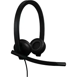 Комп'ютерна гарнітура Logitech H570e Stereo USB-C Black (981-001431) - мініатюра 2