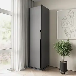 Шафа розпашна Moreli Ramo FR-0011 з полицями 518х570х2100 мм Антрацит