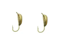 Мормишка FISHING ROI вольфрам Банан ризький з вушком 4мм 0,92г gold