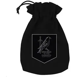 Мішечок для кубиків Q-Workshop Game of Thrones. Night's Watch Dice Pouch (GOT/POU/00190166/2025/5/Z)