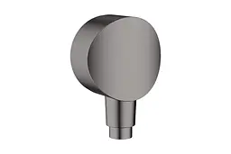 Шлангове під'єднання Hansgrohe Fixfit з клапаном зворотнього потоку brushed black chrome 26453340
